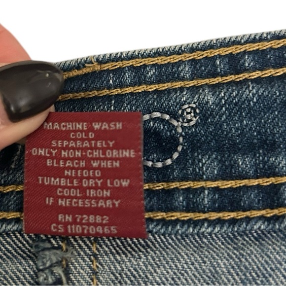 GITANO Vintage Y2K Denim Flare Midi Patchwork Skirt Western Rodeo Cowgirl 18W - Picture 8 of 10